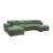 Corduroy U-Shaped Sectional-2112894712