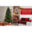 Arbre de Noël artificiel 7 pi avec 340 lumières à DEL, 2126 branches denses, connexion rapide pour la décoration de bureau