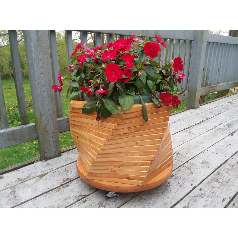 Pot de fleurs en bois Darla