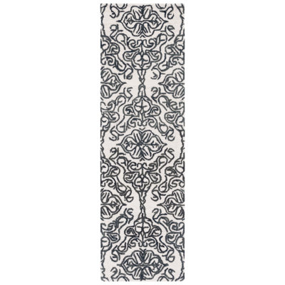 Anjalina Hand Tufted Wool Damask Rug