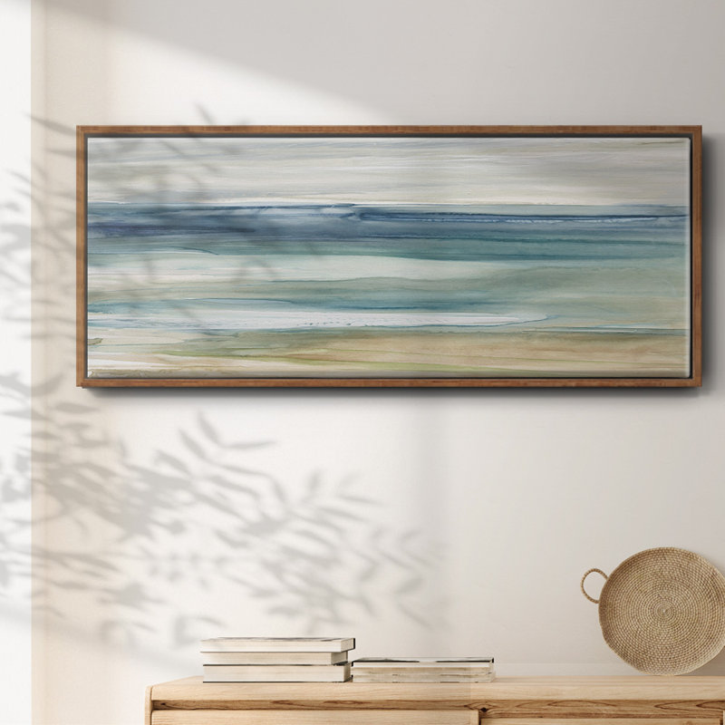 Ocean Breeze- Framed Canvas, 20" H x 50" W