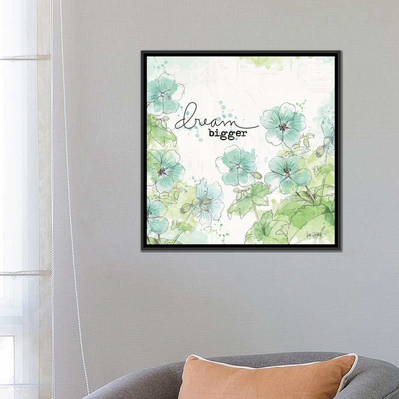 « rêve et foi i », reproduction d’impression sur toile tendue, H 26 po x l 26 po x P 1,5 po, Toile avec cadre noir