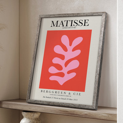 Matisse XCIV, reproduction d'art encadrée - bois massif