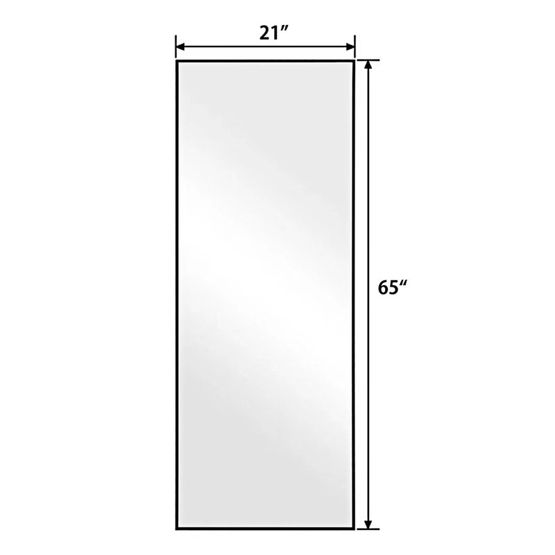 Miroir à DEL pleine longueur avec lumières
