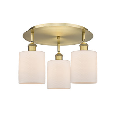 Dublin Glass Semi Flush Mount