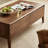 Black walnut all solid wood end table
