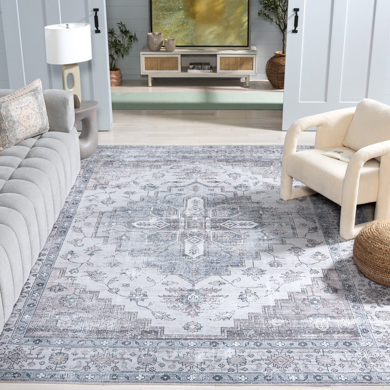 Tapis Alisha avec envers antidérapant, Rectangle 8 pi x 10 pi