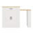 Extendable Island Console With Drawers, Cabinet, Shelving And Multi-Function Table