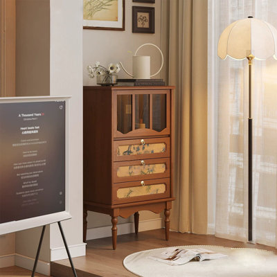 Retro Walnut Solid Wood Sideboard