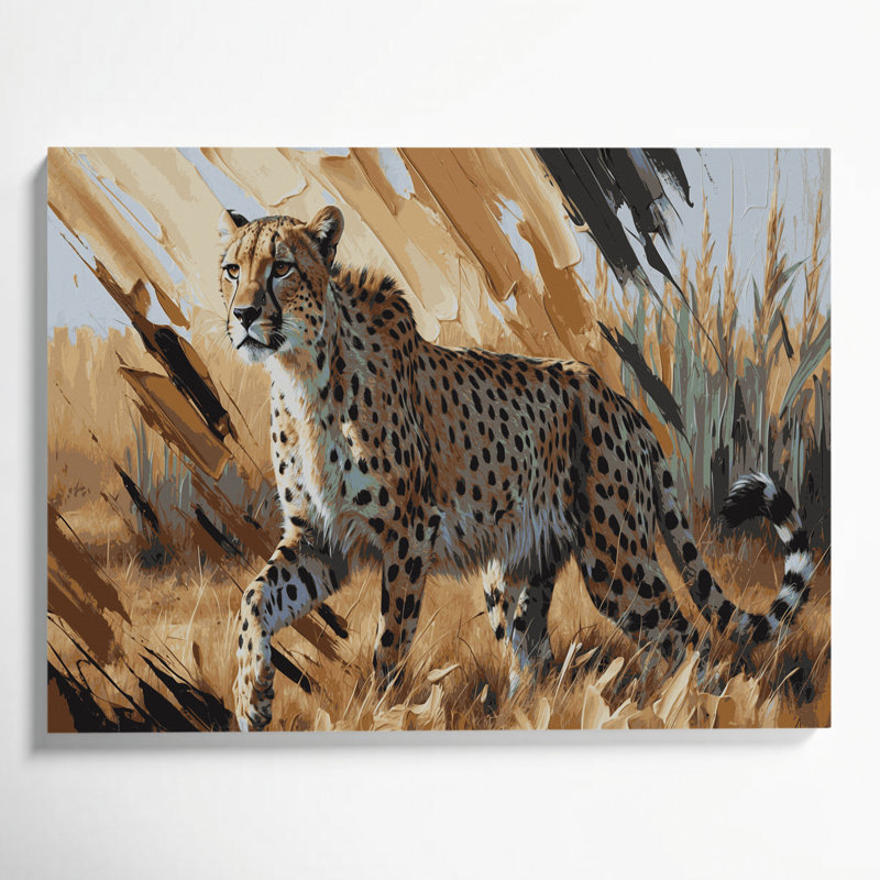 Art mural sur toile, "Big Cats", H 12 po x l 18 po