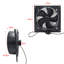Livingandhome Ventilation Wall-Mounted Exhaust Axial Fan 16-inch