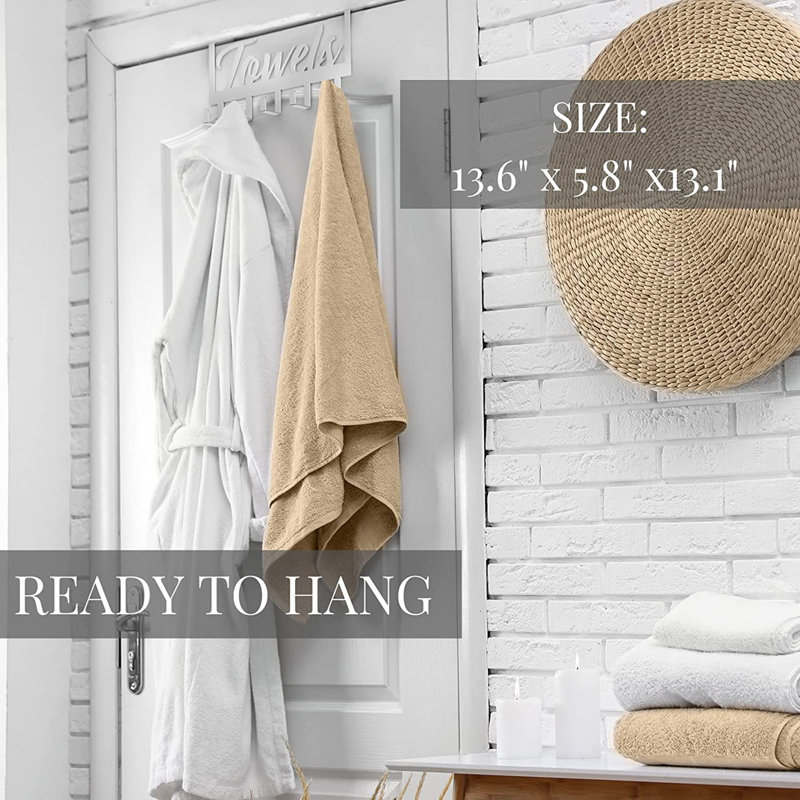 4 Wall Towel Rack