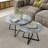 Round Nesting Coffee Table Set