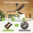 Smart Ceiling Fan With Light And Remote, Remote & App Control, Solid Wood Blades, Reversible Dc Motor-1149306942-1173972635