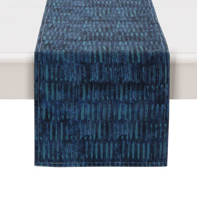 Embellished Shells Abstract Table Runner