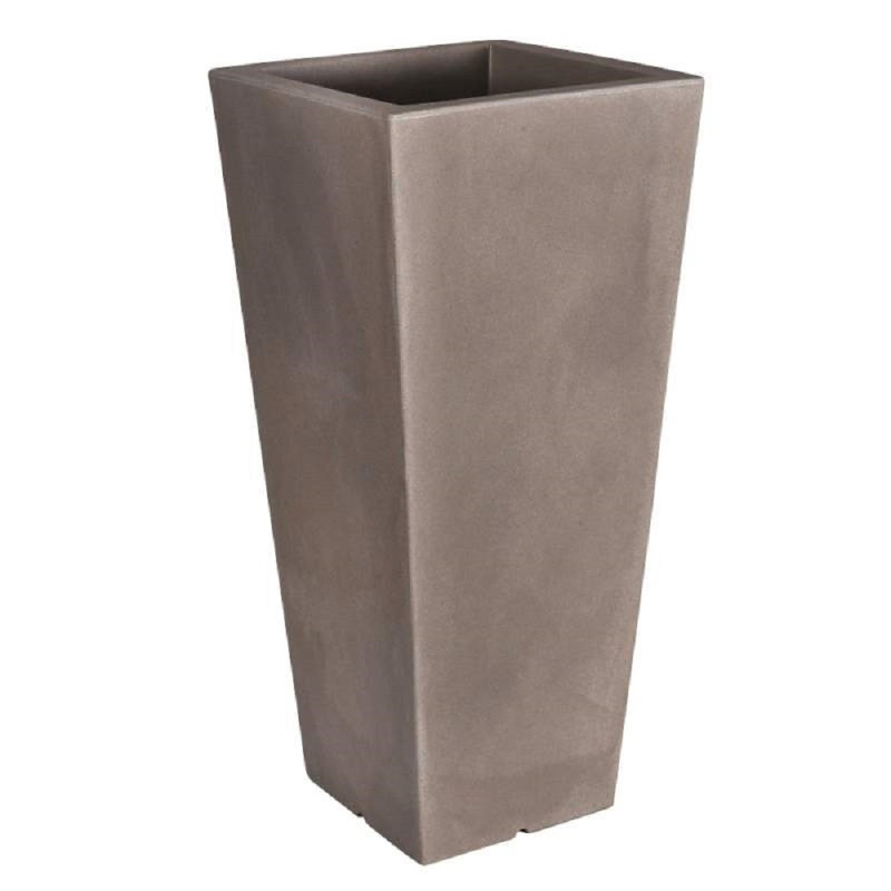 HYDRUS Square Pot Height, 85cm H x 39cm W x 39cm D, Havana