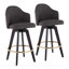 Tabouret de comptoir pivotant 26 po Arabelle-90192366-101486021-70253044