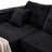 Boneless 118" U-shaped Sectional Couches For Living Room Modern Modular L-shape Cloud Sofa Compression-boneless Deep Seat Couch With Chaise And Ottoman-159972829-159972807