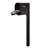 Aluminum Post Mounted Mailbox with Magnetic Closure