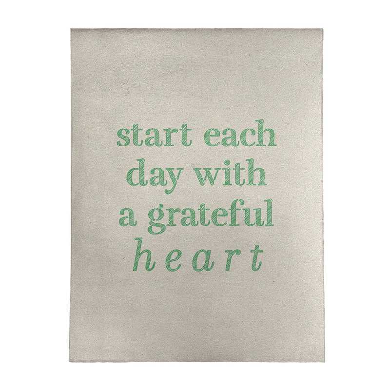 Quotes Chenille Indoor Rug, Rectangle 5' x 7'
