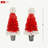 Lighted Santa Hat Style Christmas Tree Set of 2, 4ft Artificial Tree with Warm White Lights, Christmas Tree for Decoration Inside and Outside