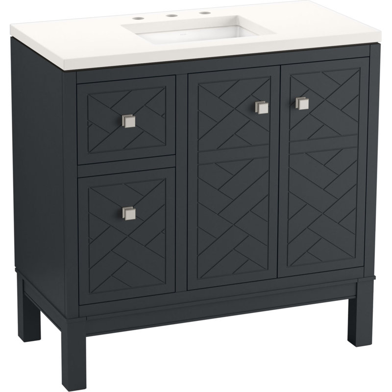 Ensemble de meuble-lavabo 36 po Beauxline, Gris ardoise
