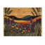 Mosaïque de prairie optique Horizon II - décoration murale en bois de prairie - sur bois de pin naturel-49448430