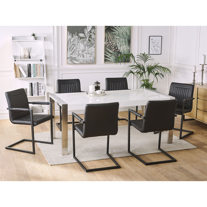 Armchair Set Casner, Black