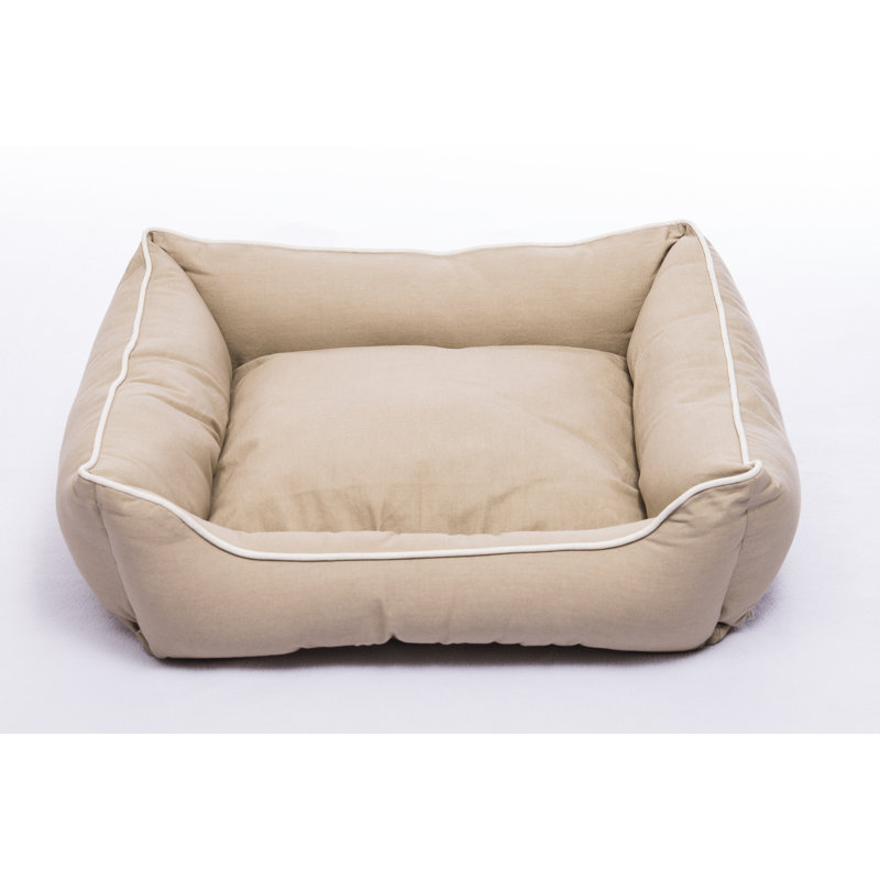 Tadeo Canvas Pet Bed, Sand, 18cm H x 48cm W x 38cm D
