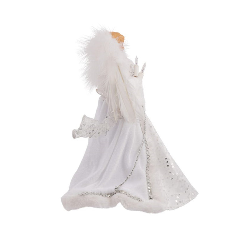 12'' Fabric Christmas Lighted Tree Topper