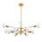Lilwenn 12 - Light Aluminium Sputnik Modern Linear Chandelier-1906991811