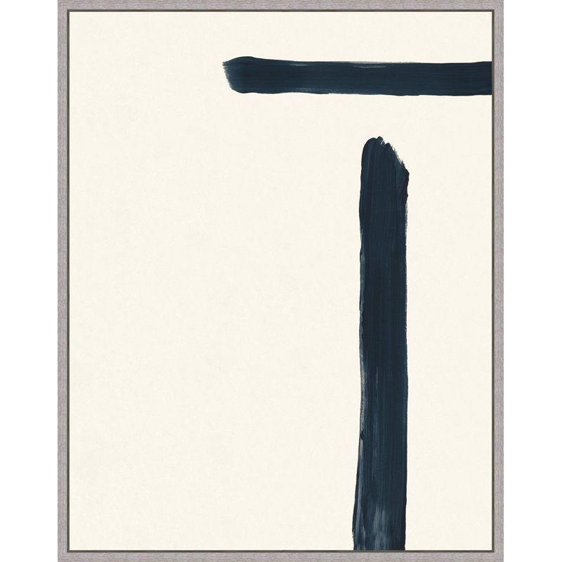 Fragment 2 Print by Thom Filicia, No mat, 29.25" H x 23.25" W, Gray Floater Framed Canvas