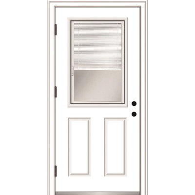 Porte d'entrée prémontée Smooth 3/4 Lite