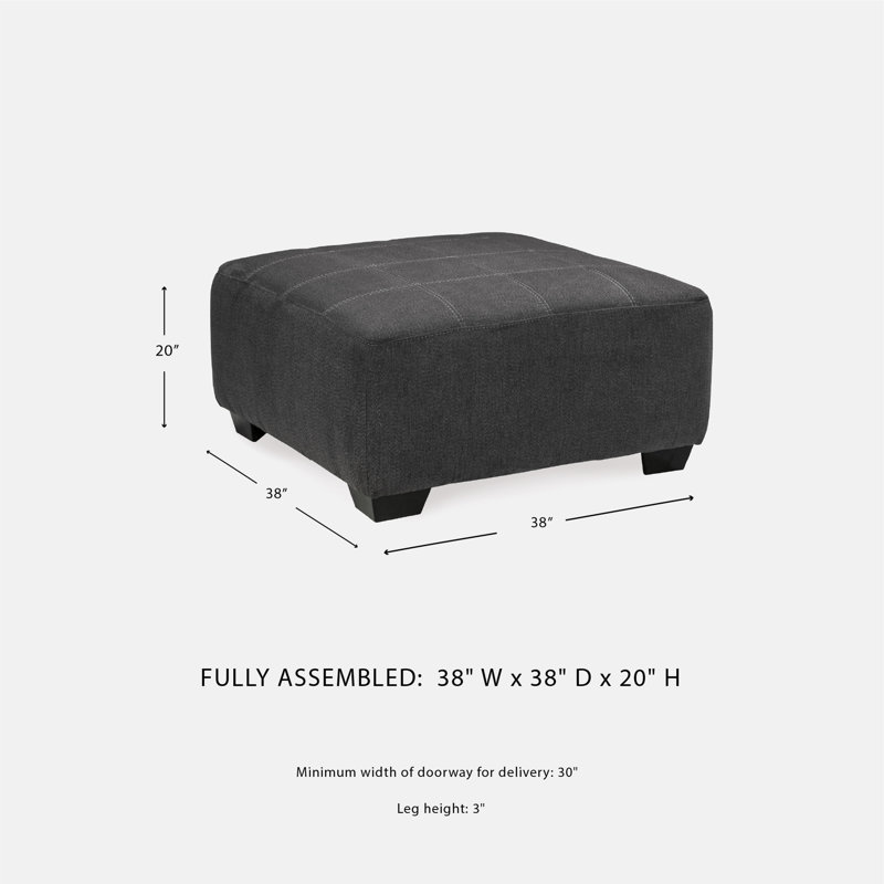 Repose-pieds standard large de 38 po Abdusalam