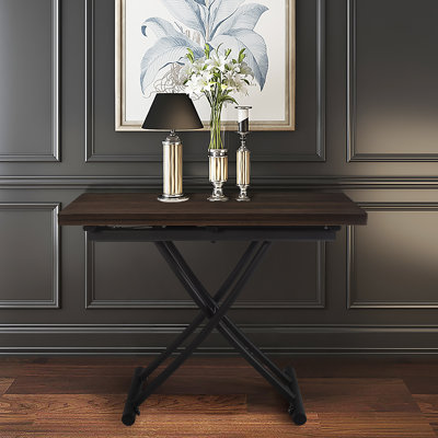 Metal Base Dining Table