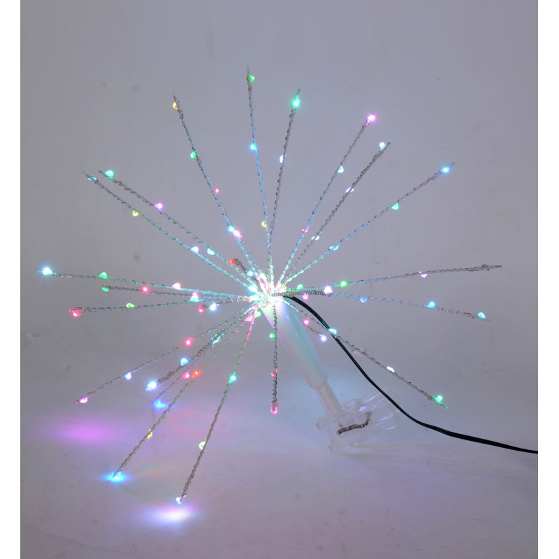 Décoration pour sommet de sapin de Noël 12 po multicolore