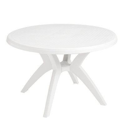 Grosfillex Ibiza Resin 46" Round Pedestal Table