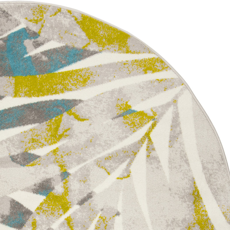 Troxler Performance Floral Rug, Round 4'