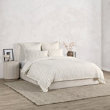 Eberly Striped Linen Duvet Cover
