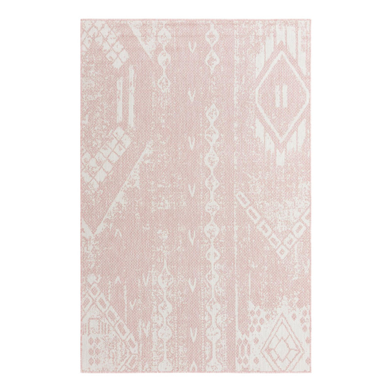 Foundry Select Bomer Pink Indoor/Outdoor Rug & Reviews | Wayfair