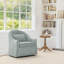 Fauteuil d'appoint demi-tonneau pivotant 30,3 po Martha-1589624296
