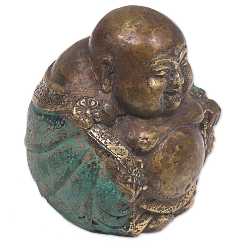 Figurine Bouddha métallique