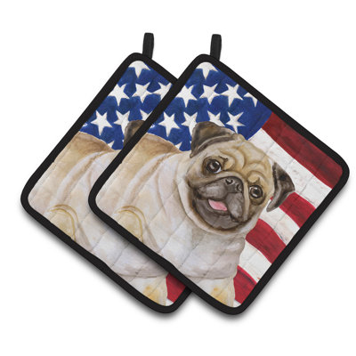 Caroline's Treasures Striped Polyester Potholder