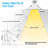 6Cct 6 Inch Led Integrated Canless Recessed Lighting, 3000K-1800K Dim To Warm, White