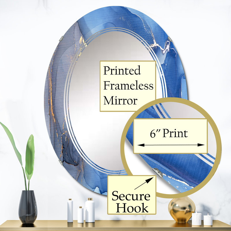 Oval Mirror, 36" x 24"