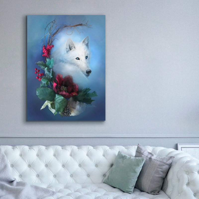 Art mural sur toile Epic Graffiti «Crescent Wild Winter Solstice» par Art and a Little Magic, H 54 po x l 40 po x P 1,5 po