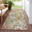 Machine Washable Indoor/Outdoor Raemoore ACN2403 Floral Rug-366186859