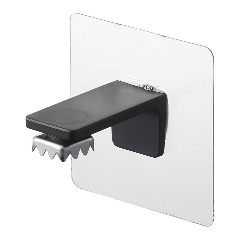 Porte-savon magnétique adhésif sans trace Yamazaki Home, plastique ABS, peut supporter 0,55 lb, Black