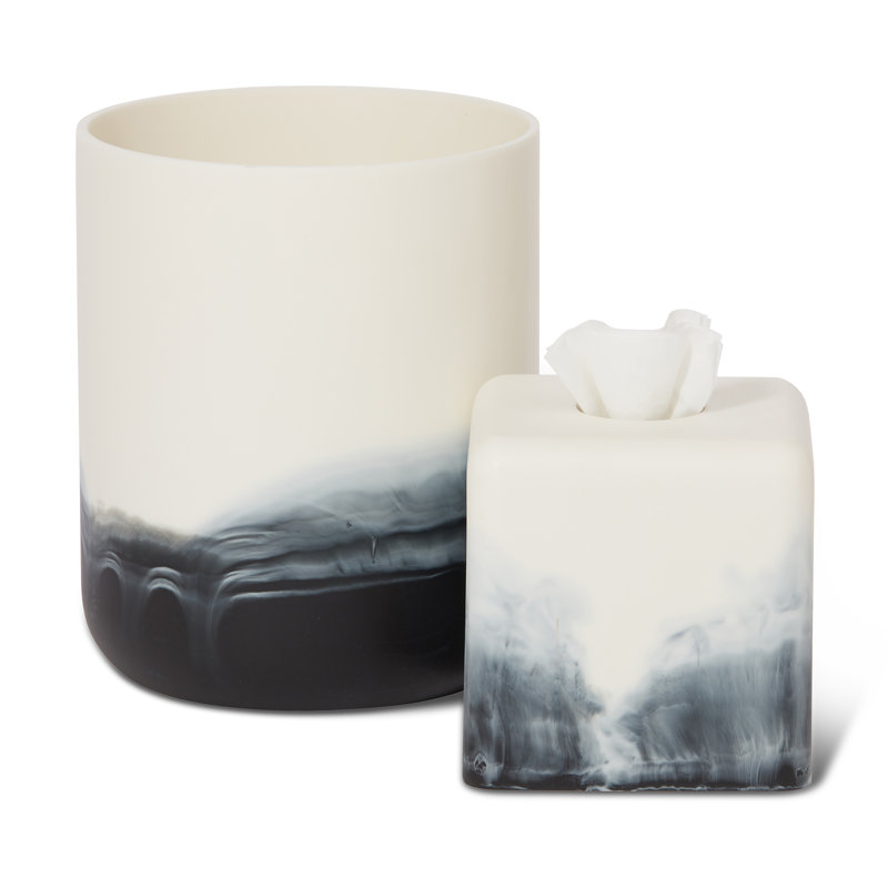Ombre Bath Set (wpb, tissue cover)