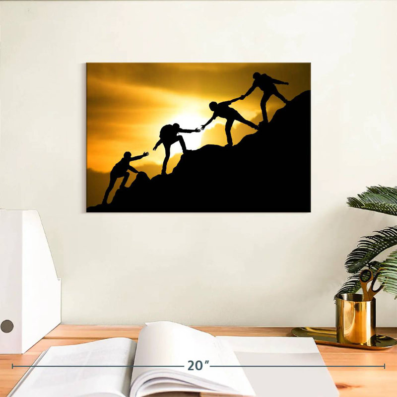 Sireci Climbing Teamwork, 8" H x 12" W